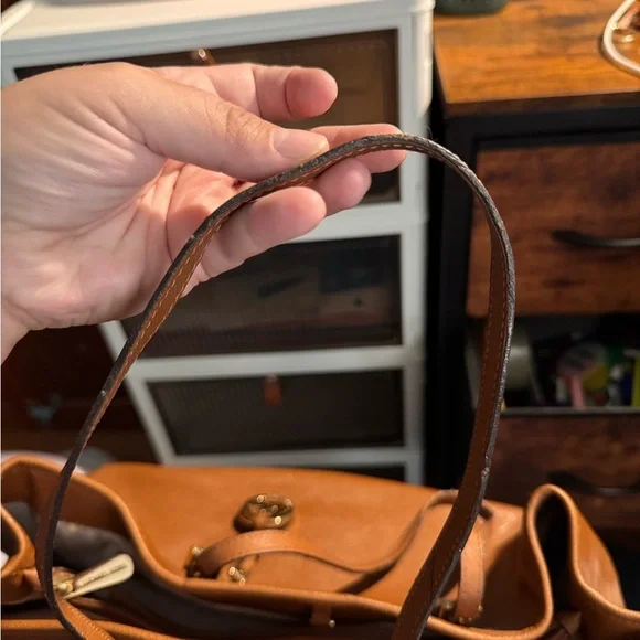 Michael Kors Tan Saffiano Leather Tote - Picture 8 of 8